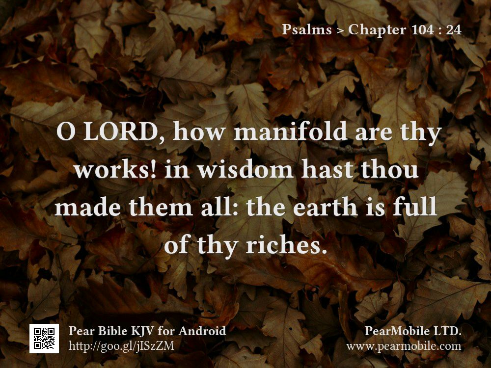 Psalms, Chapter 104:24